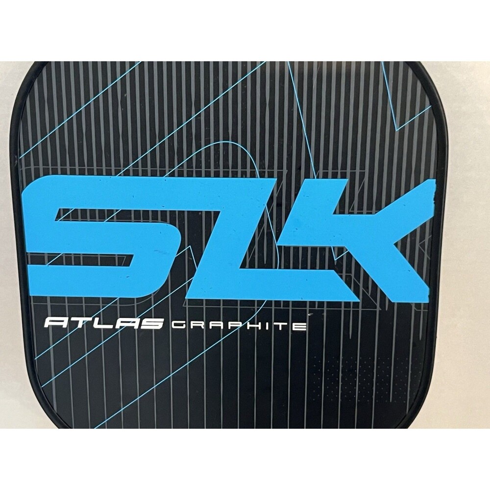 SLK Atlas Graphite Widebody Pickleball Paddle USAPA Approved 8.2oz Black Blue - Picture 4 of 6